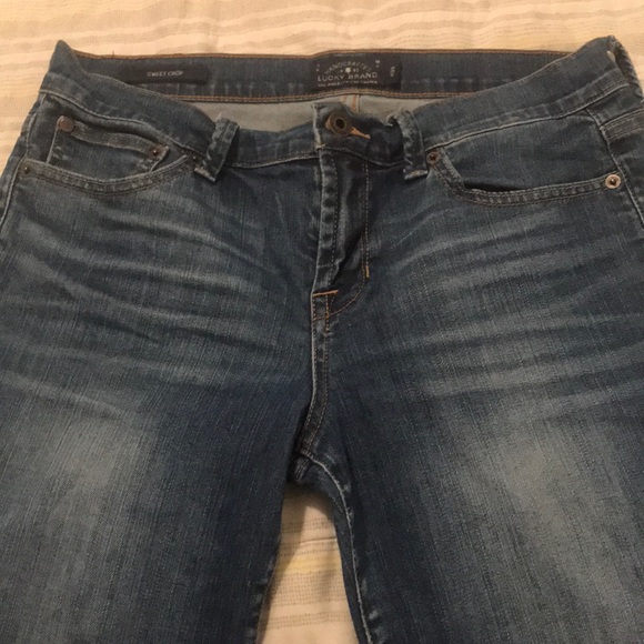 Lucky Brand Sweet Crop Jeans Size 8/29~CUTE!!!! - Picture 3 of 8